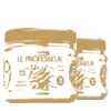 Gold icon featuring two labeled jars of chocolate or nut spread, illustrated with clean, minimal detail.